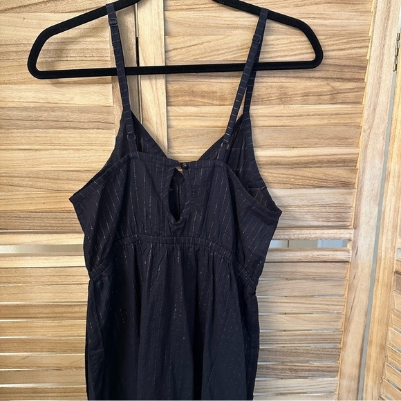 Emerson Fry India Collection Midi Sleveless Dress in black size S - Picture 6 of 7